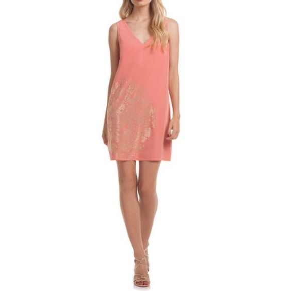 Trina Turk Dresses & Skirts - TRINA TURK Glitteratti studded silk shift dress